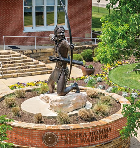 Tvshka Homma Red Warrior Sculpture